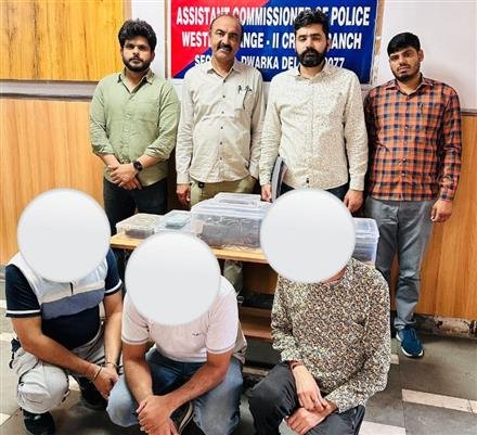 DELHI POLICE BUSTED  CRICKET BETTING RACKET INDIAN PREMIER LEAGUE 2025  , 3 ARRESTED