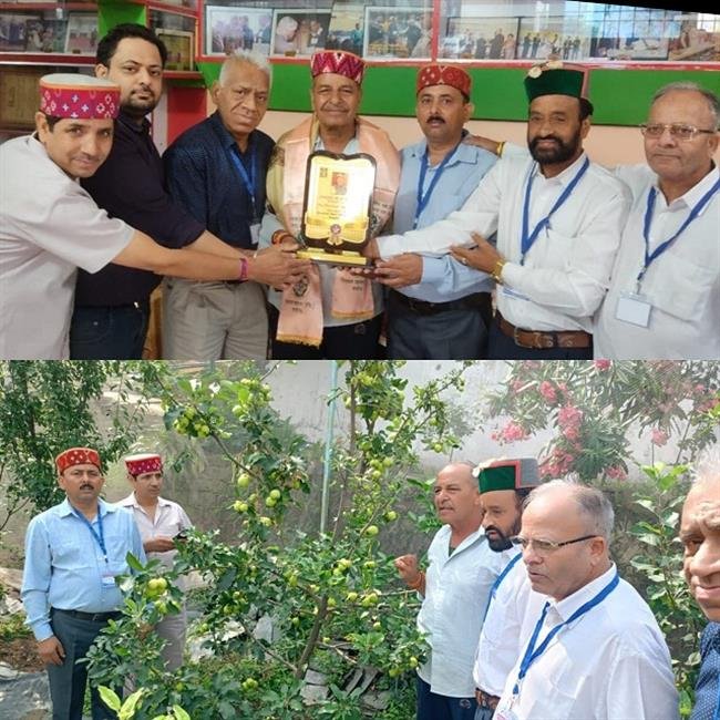 हिमाचल महासभा के सदस्यों ने सामाजिक संस्था संघ के अधिवेशन में की शिरकत, बागवानी सरताज पद्मश्री हरिमन को किया सम्मानित