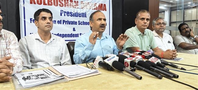 HARYANA GOVT. MUST FIND A PERMANENT SOLUTION TO THE PRIVATE SCHOOLS ISSUE :  KULBHUSHAN SHARMA