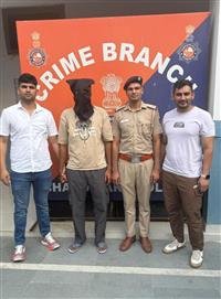 CHANDIGARH POLICE NABS ONE NOTORIOUS MEMBER OF BABBAR KHALSA TERRORIST GROUP AIDE OF HAPPY PASIA