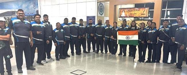 भारतीय पावर लिफ्टिंग दल नॉर्वे रवाना