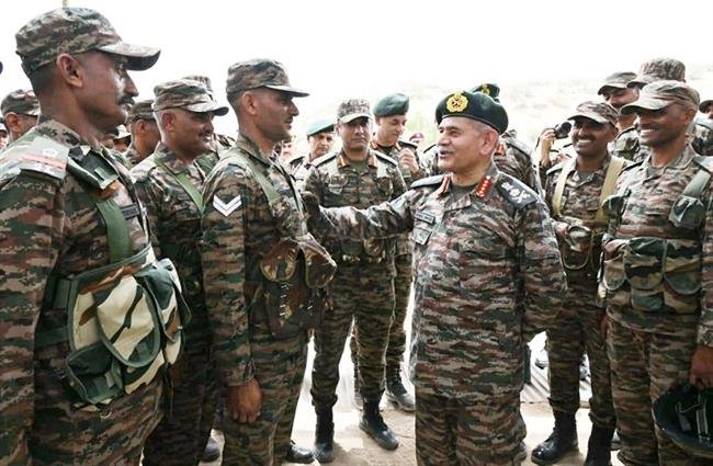 GENERAL DWIVEDI CONGRATULATES TROOPS FOR EXEMPLARY ROLE IN OPERATION SINDOOR