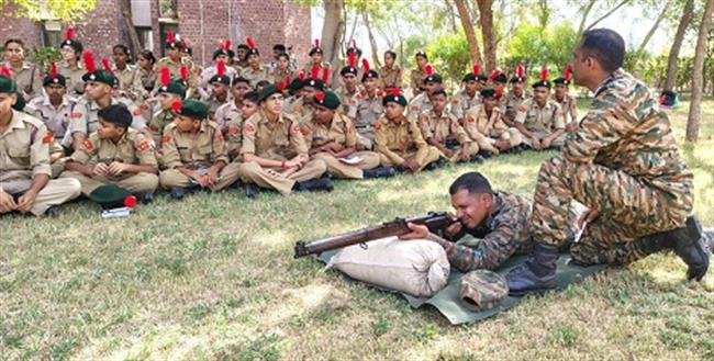 NCC CATC CUM PRE THAL SAINIK CAMP UNDERWAY