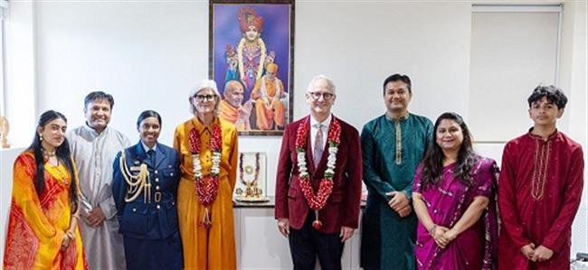 GOVERNOR-GENERAL OF AUSTRALIA VISITS BAPS SHRI SWAMINARAYAN MANDIR AND COMMUNITY CENTRE