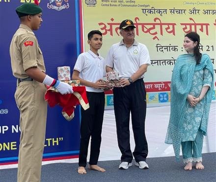 NCC GROUP CHANDIGARH CELEBRATES INTERNATIONAL DAY OF YOGA WITH ENTHUSIASM