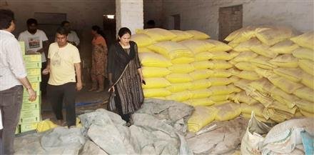 AGRICULTURE MINISTER MEENA RAIDS FERTILIZER WAREHOUSE IN SURATGARH