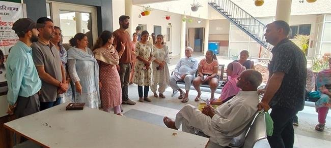 सेक्टर-20 की डिस्पेंसरी में लगा एनीमिया मुक्त कैंप, 45 लोगों की जाँच