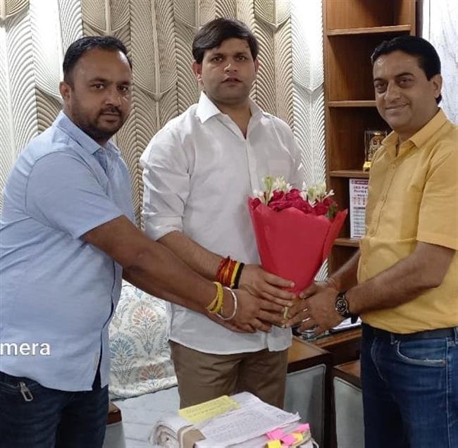 HARYANA SPORTS WELFARE ASSOCIATION  CALLED ON GAURAV GAUTAM SPORTS MINISTER