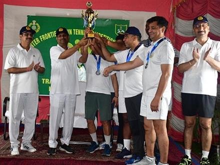 TRANSPORT BATTALION, ITBP INTER FRONTIER LAWN TENNIS COMPETITION : TRAINING/L&C ZONE TEAM EMERGES OVERALL WINNER