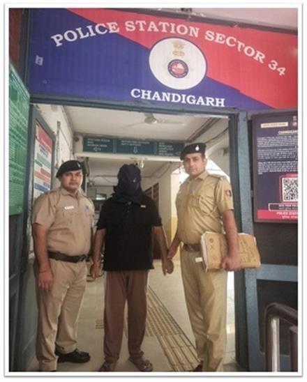 IN A MAJOR BREAKTHROUGH CHANDIGARH POLICE ARRESTED TWO INTERNATIONAL IMMIGRATION FRAUDSTERS