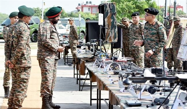 SAPTA SHAKTI COMMAND CHIEF VISITS MILITARY STATIONS