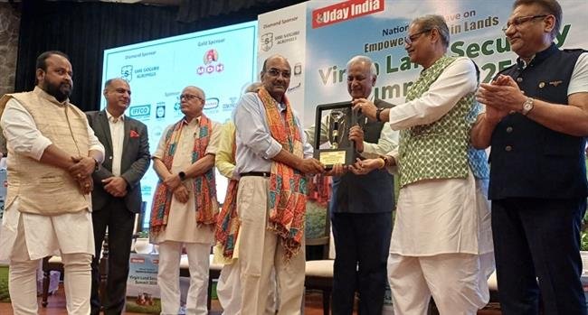 फाजिल्का  के प्रगतिशील किसान अनिल ज्याणी दिल्ली में हुए सम्मानित