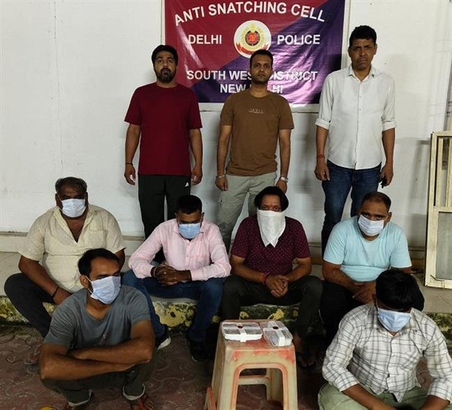 DELHI POLICE BUSTED GAMBLING RACKET , SIX  APPREHENDED  WITH STAKE MONEY  OF RS. 66 THOUSANDS