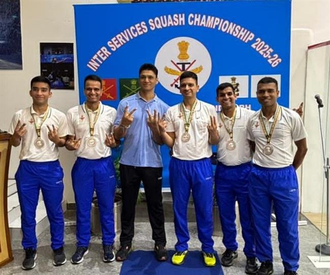 ARMED FORCES INTER SERVICES SQUASH CHAMPIONSHIP 2025: INDIAN NAVY WINS