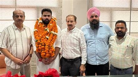 AMRITSAR BJP LEADER AKSHAY SHARMA ELECTED NEW PRESIDENT OF PUNJAB WRESTLING ASSOCIATION
