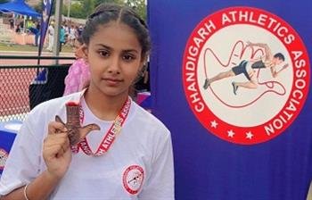 शामिया ने जैवलिन थ्रो में कांस्य पदक हासिल किया