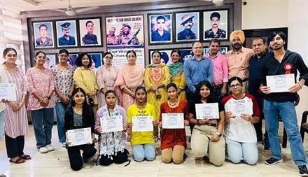 LIBRARY ORIENTATION PROGRAMME HELD AT DAV COLLEGE, SECTOR 10, CHANDIGARH