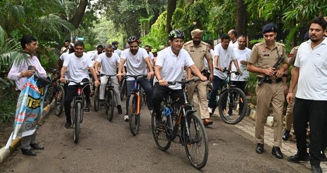 BBMB ORGANIZED BICYCLE RALLY TO SPREAD PUBLIC AWARENESS ON THE IMPORTANCE OF CLEANLINESS