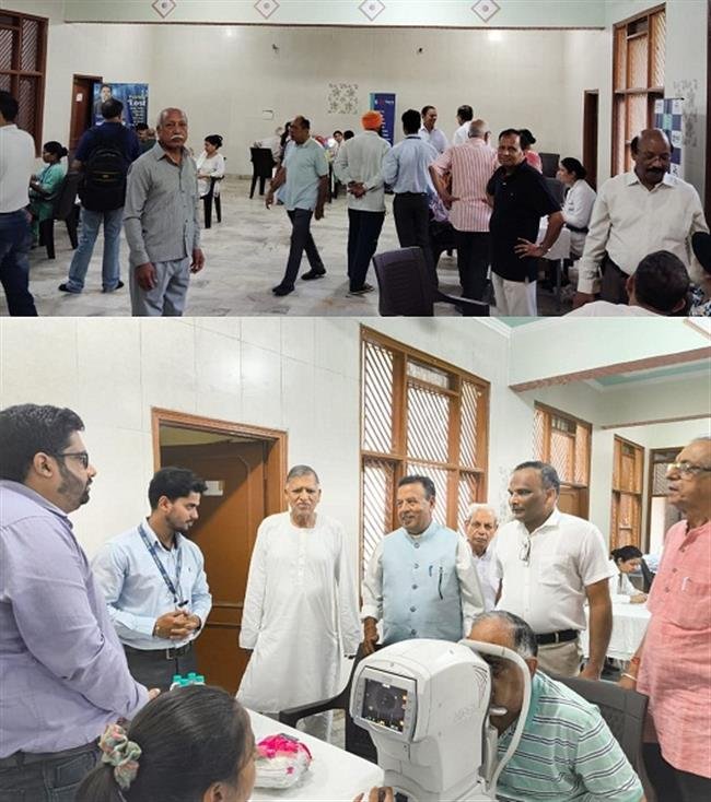 अग्रसेन जयंती पर मुफ्त जांच शिविर का आयोजन, 110 लोगों ने कराई स्वास्थ्य जांच