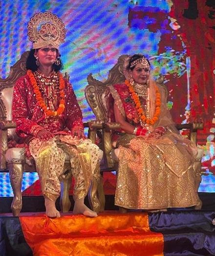 जागृति रामलीला कमेटी में मुख्यत: सीता स्वयंवर का दृश्य प्रस्तुत किया