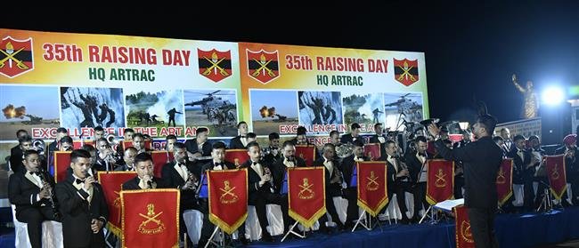 BAND DISPLAY AND ‘RUN FOR EXCELLENCE’ MARK ARTRAC’S 35TH RAISING DAY CELEBRATIONS