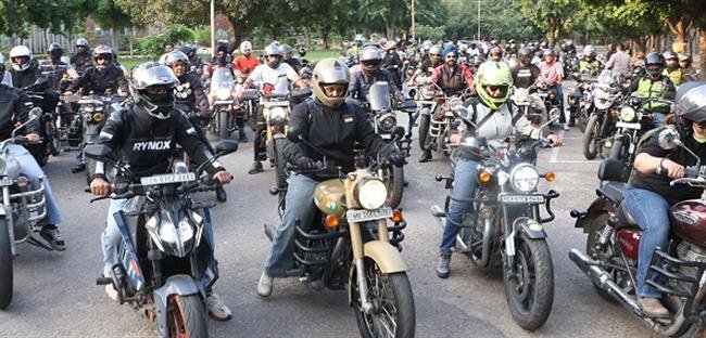 WORLD HEART DAY : CHANDIGARH TO MOHALI BIKEATHON SPREADS MESSAGE ON HEART SAFETY, CLEAN SURROUNDINGS