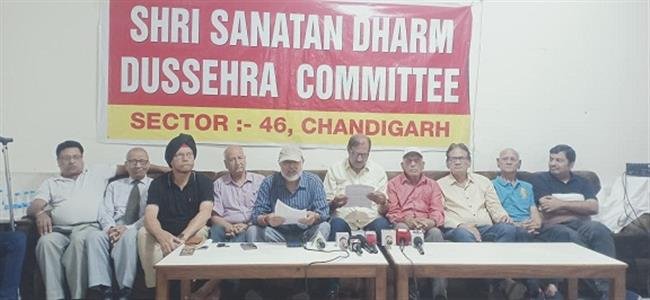 श्री सनातन धर्म दशहरा कमेटी सेक्टर 46  के   दशहरा   में  सोने की लंका व 101 फुट ऊँचे रावण के पुतले का दहन होगा खास आकर्षण का केंद्र