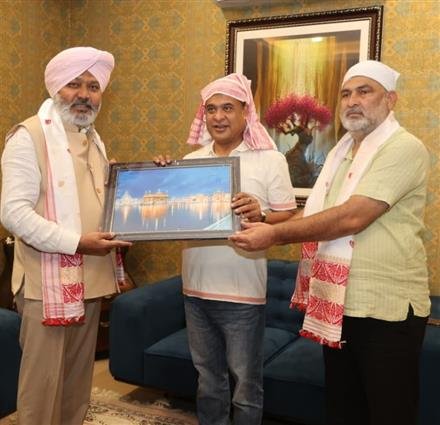 350TH MARTYRDOM ANNIVERSARY EVENTS OF SRI GURU TEGH BAHADUR SAHIB JI : PUNJAB CABINET MINISTERS INVITE ASSAM CM TO