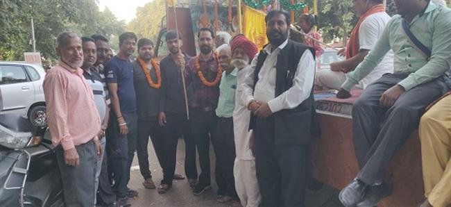 श्री विश्वकर्मा मंदिर सुधार सभा, चण्डीगढ़ द्वारा विश्वकर्मा पूजा दिवस पर भव्य शोभा यात्रा