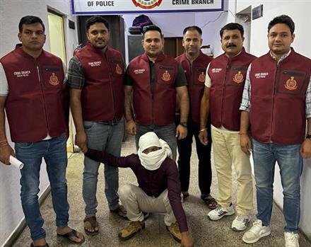 DELHI POLICE NABS ARMS SUPPLIER “KOKU PAHADIYA” AFTER BRIEF EXCHANGE OF FIRE, ONE POLICE PERSONNEL INJURED