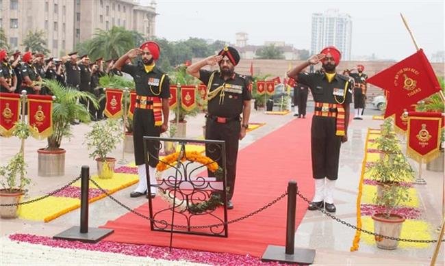 79TH INFANTRY DAY COMMEMORATED WITH SOLEMNITY