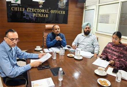 TARN TARAN BYE-ELECTION: CHIEF ELECTORAL OFFICER REVIEWS FINAL PREPARATIONS WITH DISTRICT OFFICIALS AHEAD OF NOVEMBER 11 POLLING