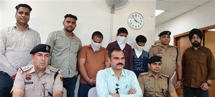 PANCHKULA POLICE ARRESTED FOUR ACCUSED IN TWO CYBER FRAUD CASES OF RS. 1.82 CRORE