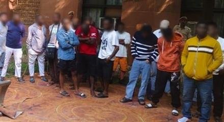 DELHI POLICE ARRESTED 260 AFRICANS STAYING ILLEGALLY