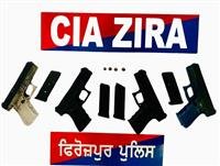 CROSS BORDER WEAPON SMUGGLING NETWORK BUSTED IN FEROZEPUR; TWO HELD WITH FOUR GLOCK PISTOLS