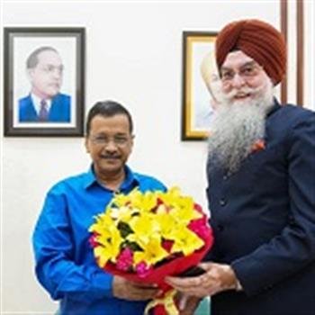 SPEAKER INVITES ARVIND KEJRIWAL TO ATTEND SPECIAL SESSION OF PVS TO BE HELD AT SRI ANANDPUR SAHIB