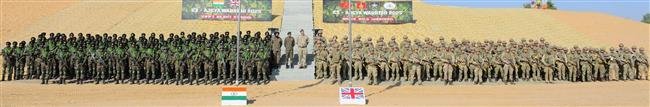 INDIA–UK JOINT MILITARY TRAINING EXERCISE ‘AJEYA WARRIOR-25’ COMMENCES IN RAJASTHAN