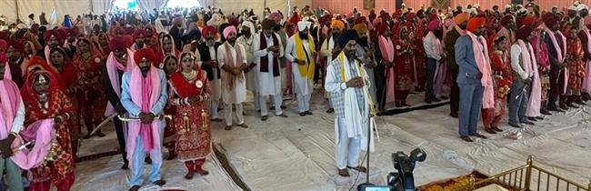 AWLA FAMILY CREATES HISTORIC SOCIAL SERVICE MILESTONE IN GURUHARSAHAI WITH MASS WEDDING OF 216 NEEDY FLOOD AFFECTED GIRLS