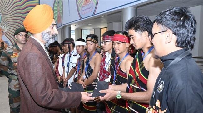 NATIONAL INTEGRATION TOUR MANIPUR PARTICIPANTS VISITS CULTURAL HERITAGE OF JAIPUR AND SAPTA SHAKTI COMMAND