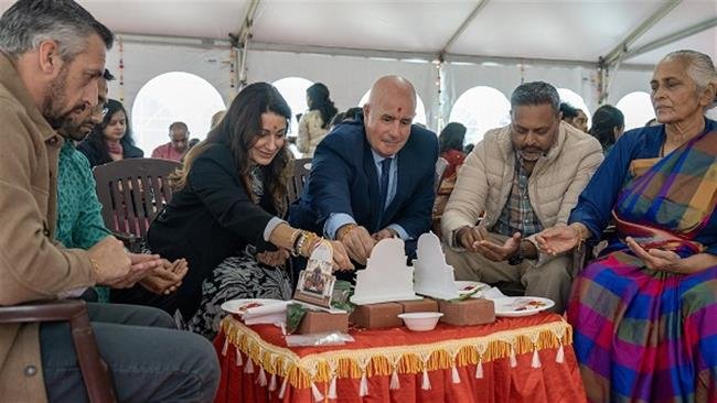 SHILA PUJAN FOR NEW SWAMINARAYAN MANDIR IN TYNGSBOROUGH ORGANISED