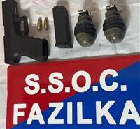 CROSS-BORDER WEAPON SMUGGLING MODULE BUSTED IN FAZILKA; TWO HELD WITH TWO HAND-GRENADES, GLOCK PISTOL