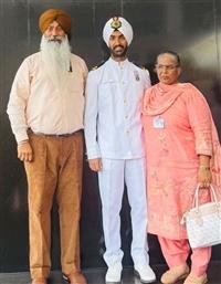 MRSAFPI CADETS PARASDEEP & YUVRAJ COMMISSIONED AS INDIAN NAVY OFFICERS