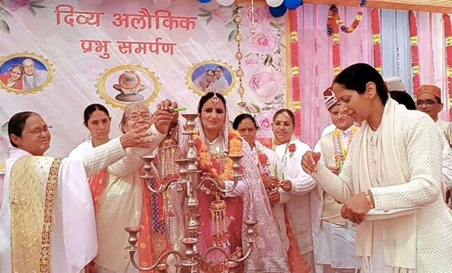 BK ORGANIZE DIVINE DEDICATION CEREMONY OF NAVINA BEHAN