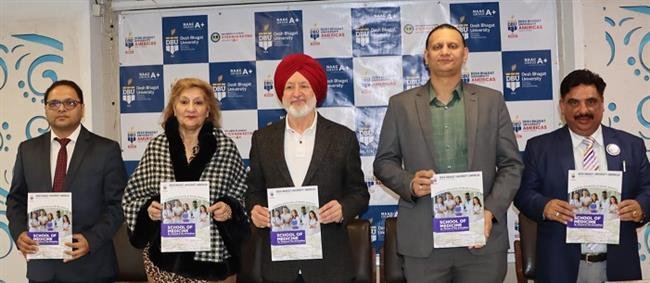 DESH BHAGAT UNIVERSITY  AMERICAS ACHIEVES 3.11/4 NAB RATING