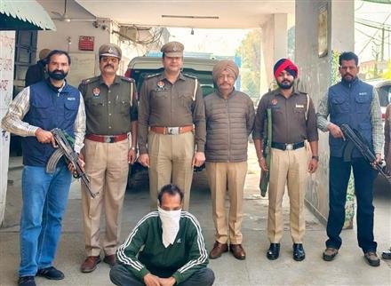 MOHALI POLICE ARRESTS ANOTHER OPERATIVE OF FOREIGN-BASED GANGSTERS GOLDY DHILLON & MANDEEP SPAIN