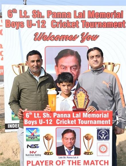 गुड विल क्रिकेट अकादमी, साहनेवाल, सी.डब्ल्यू.एन. अकादमी, पीरमुच्छला एच.के.क्रिकेट अकादमी, लुधियाना और टी.डी.एल स्टेडियम, पंचकूला जीते