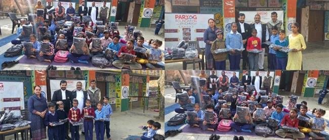 PRAYOG FOUNDATION DISTRIBUTED WARM CLOTHES TO CHILDREN AT BAGHWALA SCHOOL