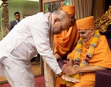 HOME MINISTER AMIT SHAH GRACES “PRAMUKH VARNI AMRIT MAHOTSAV”