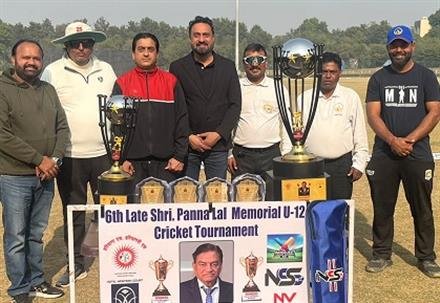 एच.के.क्रिकेट अकादमी, लुधियाना, ने छठे स्वर्गीय श्री पन्ना लाल मेमोरियल अंडर-12 क्रिकेट टूर्नामेंट का खिताब जीता
