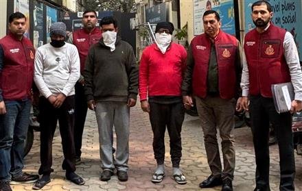 DIGITAL ARREST OF 82 YEAR OLD : FORCED TO TRANSFER RS. 1.16 CR,  CYBER CELL ARRESTS THREE KEY MEMBERS OF SYNDICATE